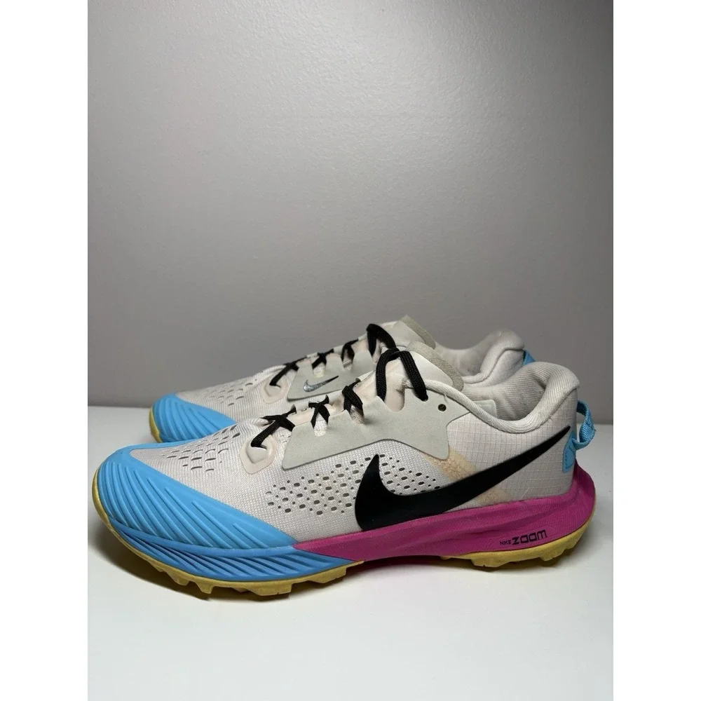 Nike Zoom Terra Kiger 5 Women's Trail Running Shoes Orewood Pink Blue‎ - Size 7